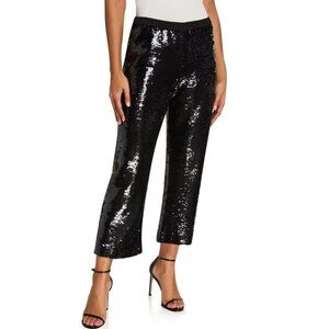 Figue Verushka Black Sequin Trousers Size S